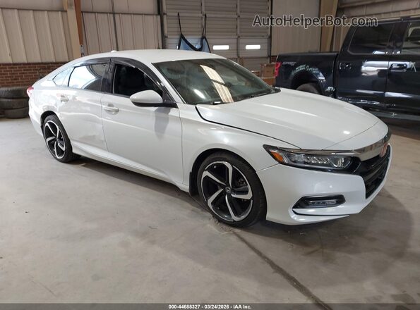 1HGCV1F33KA015337 2019 HONDA ACCORD White წინა მარჯვენა