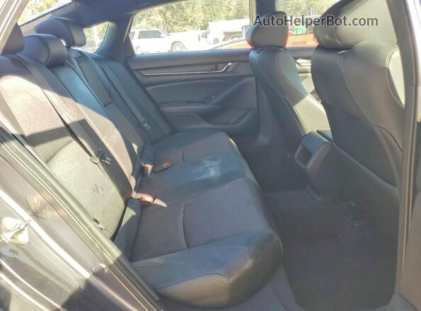 1HGCV1F34KA055877 2019 HONDA ACCORD Серый Вид задних сидений