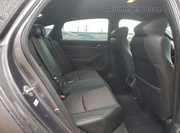 1HGCV1F34KA125538 2019 HONDA ACCORD Серый Вид задних сидений