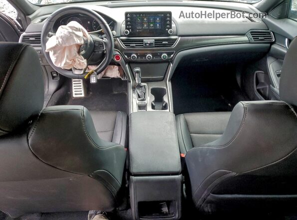 1HGCV1F34KA125538 2019 HONDA ACCORD Серый Вид панели приборов