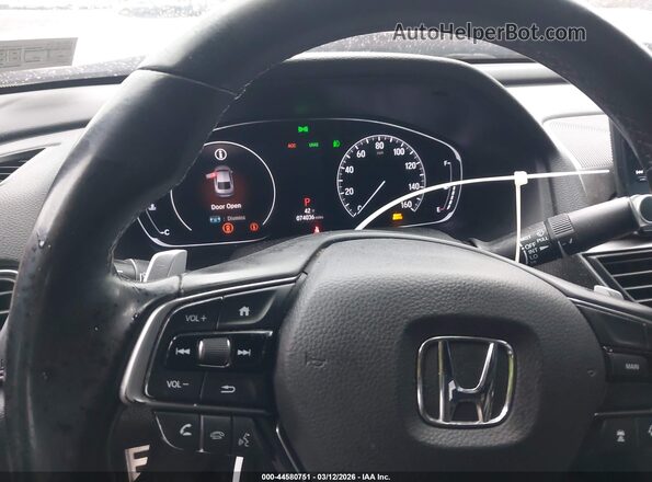 1HGCV1F35KA127086 2019 HONDA ACCORD Red 