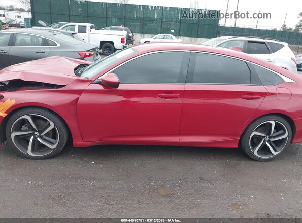 1HGCV1F35KA127086 2019 HONDA ACCORD Red სალონის 360-გრადუსიანი ხედი