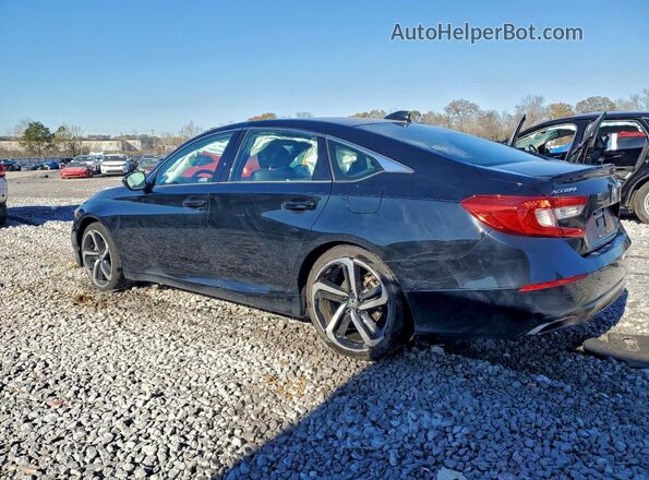 1HGCV1F35KA131168 2019 HONDA ACCORD Black Tył lewy