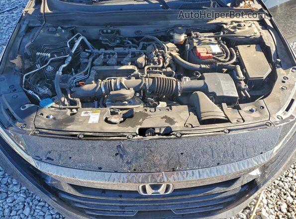 1HGCV1F35KA131168 2019 HONDA ACCORD Black Widok wnętrza z tyłu