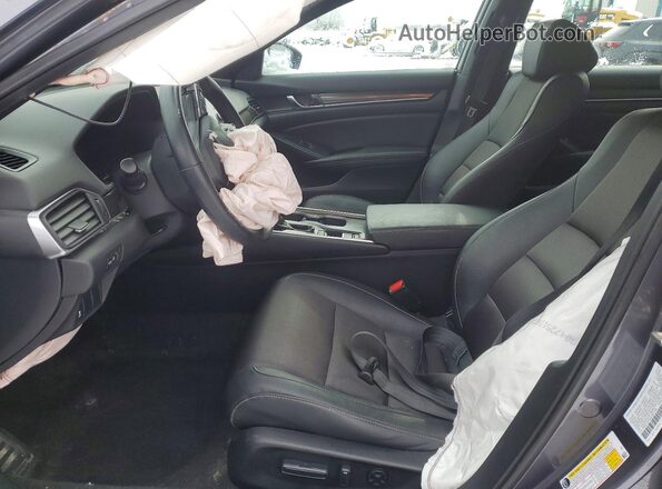 1HGCV1F35LA021142 2020 HONDA ACCORD Серый Вид салона спереди