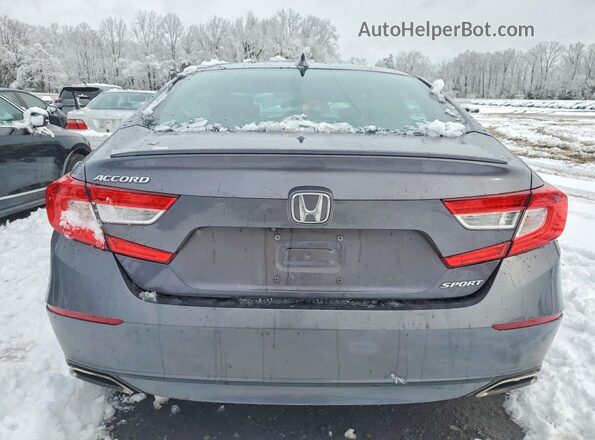 1HGCV1F35LA021142 2020 HONDA ACCORD Серый Вид сзади