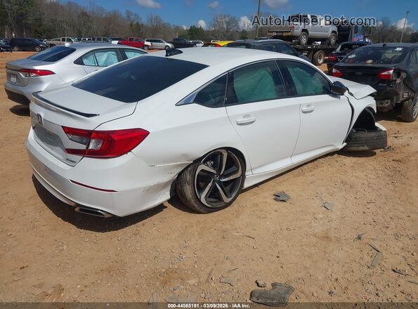 1HGCV1F35NA080954 2022 HONDA ACCORD Белый Задняя правая четверть