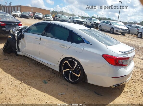 1HGCV1F35NA080954 2022 HONDA ACCORD Белый Задняя левая четверть