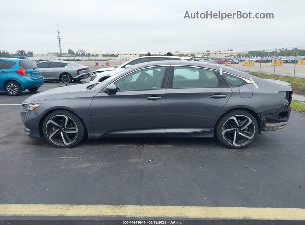 1HGCV1F36KA024601 2019 HONDA ACCORD Серый 