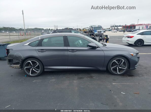 1HGCV1F36KA024601 2019 HONDA ACCORD Серый Панорамный вид салона 360°