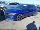 2019 Honda Accord Sport Синий vin: 1HGCV1F36KA045741