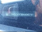 2019 Honda Accord Sport Синий vin: 1HGCV1F36KA045741