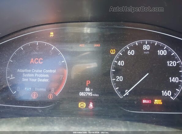 1HGCV1F36KA045741 2019 HONDA ACCORD Синий Вид задних сидений