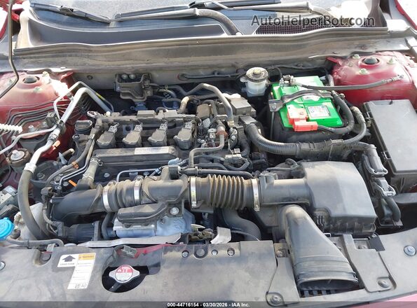 1HGCV1F36KA051099 2019 HONDA ACCORD Красный Вид сзади