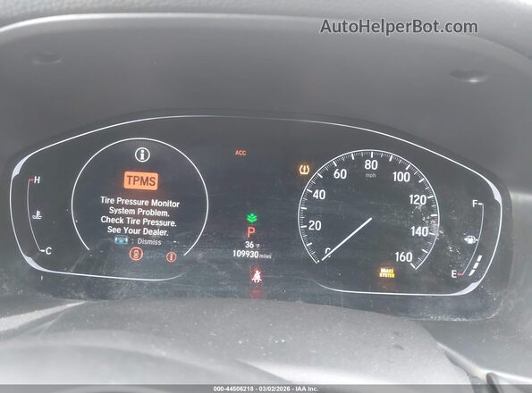 1HGCV1F36KA115738 2019 HONDA ACCORD Серебряный Вид задних сидений