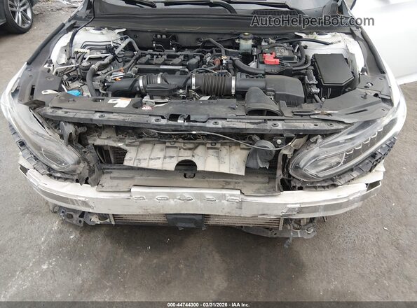 1HGCV1F36KA146908 2019 HONDA ACCORD White Widok z przodu