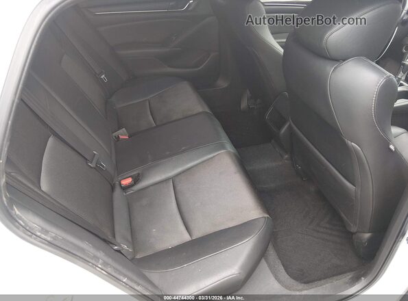 1HGCV1F36KA146908 2019 HONDA ACCORD White Widok naklejki z numerem VIN