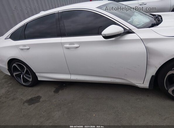 1HGCV1F36KA146908 2019 HONDA ACCORD White Widok wnętrza 360 stopni