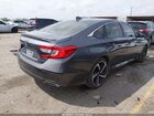 2019 Honda Accord Sport Серый vin: 1HGCV1F36KA162834