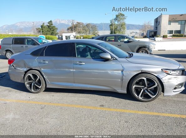 1HGCV1F36LA069636 2020 HONDA ACCORD Серебряный Вид спереди