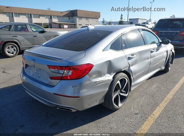 1HGCV1F36LA069636 2020 HONDA ACCORD Серебряный Задняя правая четверть