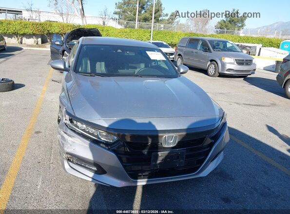 1HGCV1F36LA069636 2020 HONDA ACCORD Серебряный Вид задней части салона