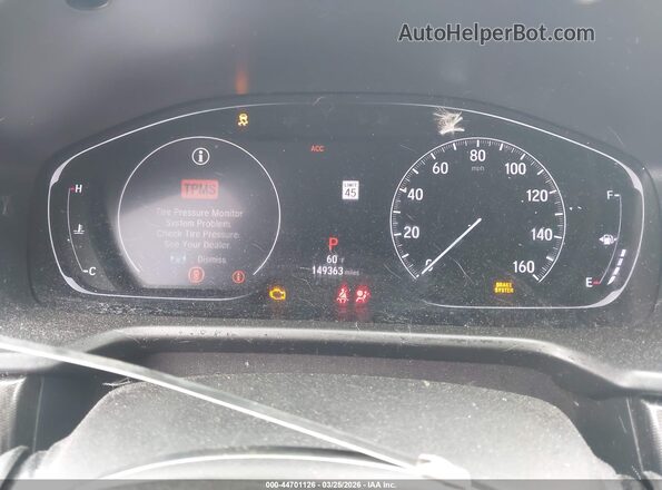 1HGCV1F37JA236020 2018 HONDA ACCORD White უკანა სავარძლების ხედი