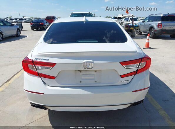 1HGCV1F37LA067765 2020 HONDA ACCORD Белый 