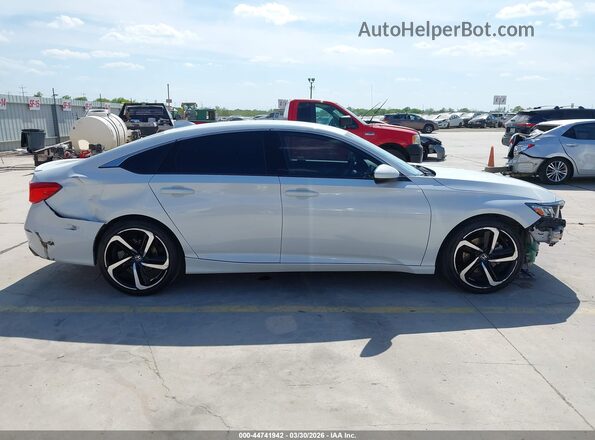1HGCV1F37LA067765 2020 HONDA ACCORD Белый Панорамный вид салона 360°