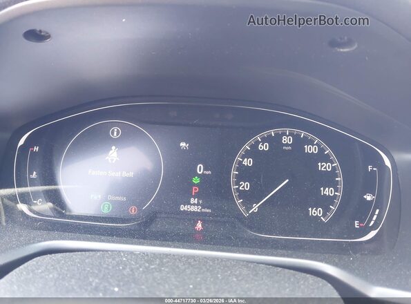 1HGCV1F37NA078347 2022 HONDA ACCORD Белый Вид задних сидений