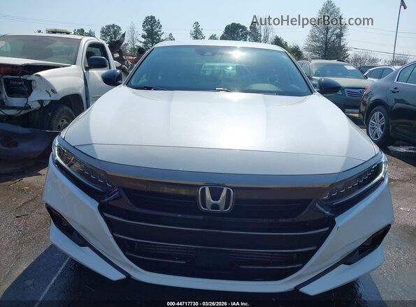 1HGCV1F37NA078347 2022 HONDA ACCORD Белый Вид щитка приборов