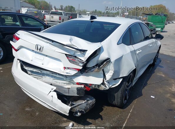 1HGCV1F37NA078347 2022 HONDA ACCORD Белый Задняя правая четверть