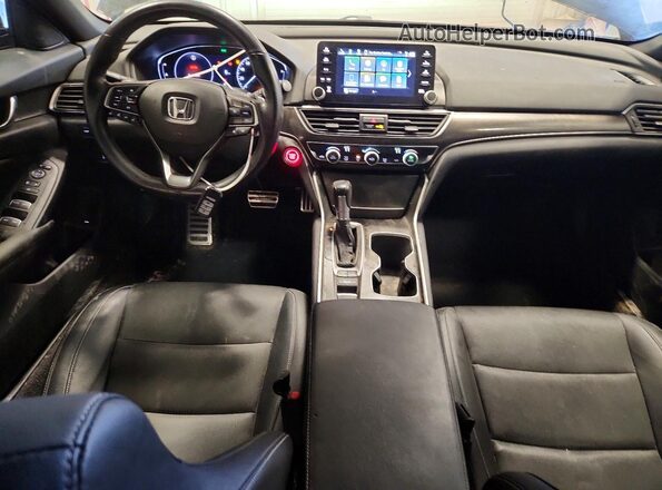 1HGCV1F37NA086870 2022 HONDA ACCORD Черный Вид панели приборов