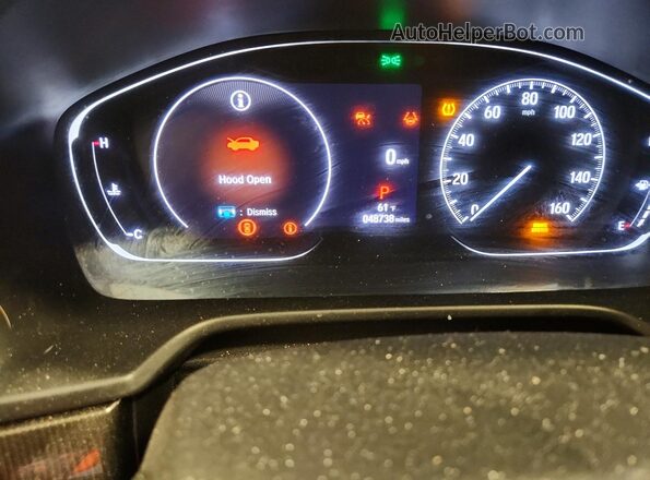 1HGCV1F37NA086870 2022 HONDA ACCORD Черный Вид щитка приборов
