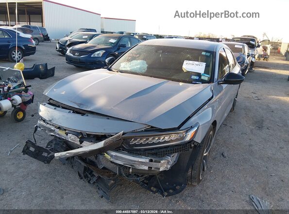 1HGCV1F38NA021316 2022 HONDA ACCORD Серый Передняя левая четверть