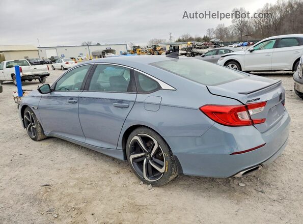 1HGCV1F39MA032050 2021 HONDA ACCORD Blue Tył lewy