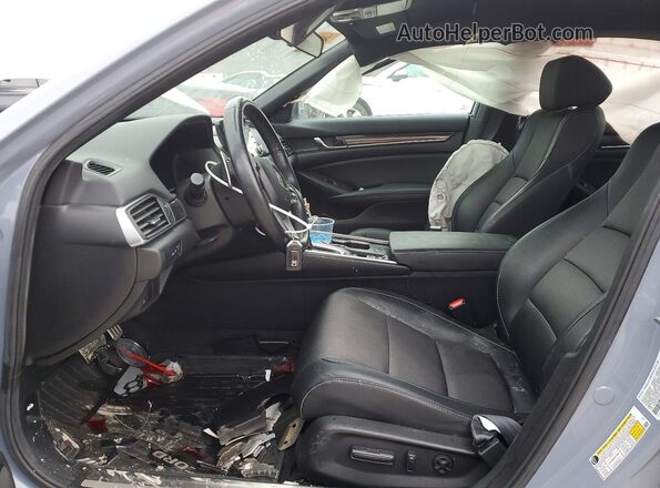 1HGCV1F39MA032050 2021 HONDA ACCORD Blue Widok wnętrza z przodu
