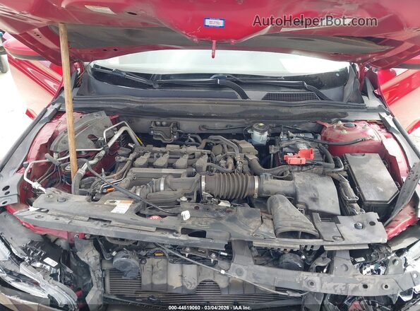 1HGCV1F3XJA240076 2018 HONDA ACCORD Красный Вид сзади