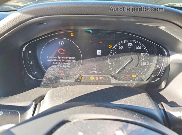 1HGCV1F40LA084481 2020 HONDA ACCORD Серебряный Вид щитка приборов