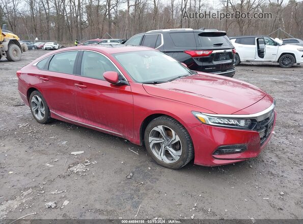 1HGCV1F41LA066040 2020 HONDA ACCORD Красный Передняя правая четверть