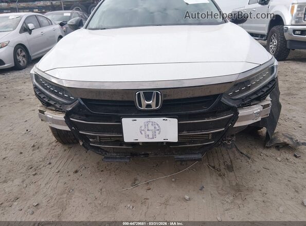 1HGCV1F41MA075063 2021 HONDA ACCORD Белый Вид спереди
