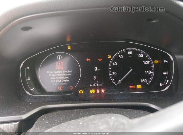 1HGCV1F41MA075063 2021 HONDA ACCORD Белый Вид задних сидений