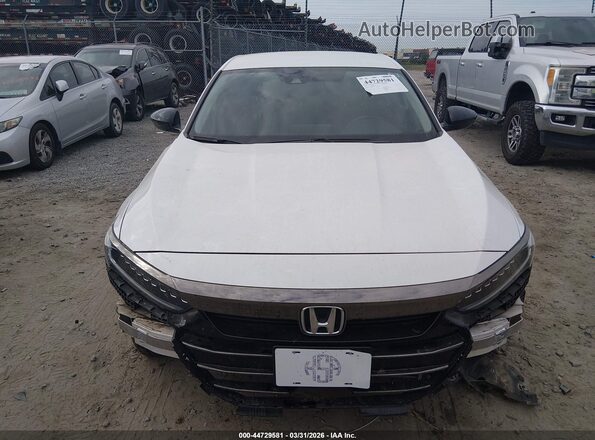 1HGCV1F41MA075063 2021 HONDA ACCORD Белый Вид щитка приборов