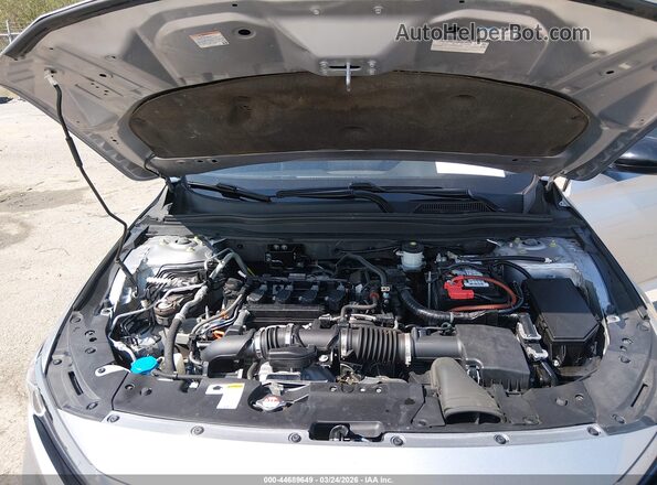 1HGCV1F41MA094633 2021 HONDA ACCORD Silver Rear view