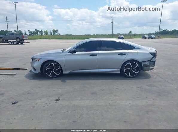 1HGCV1F41MA094633 2021 HONDA ACCORD Silver 