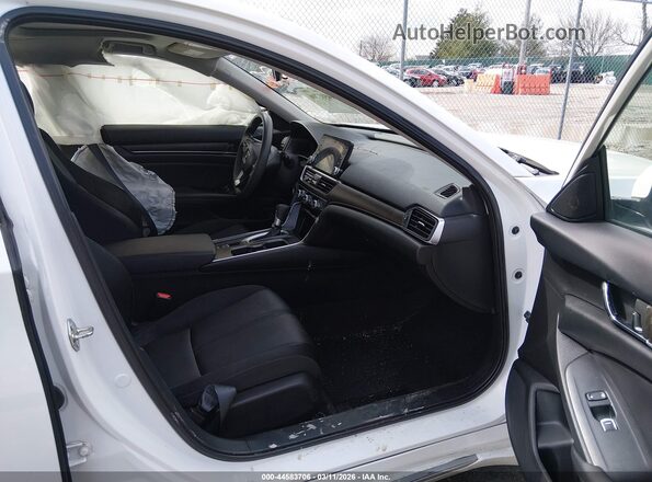 1HGCV1F43LA084152 2020 HONDA ACCORD Белый Вид салона спереди