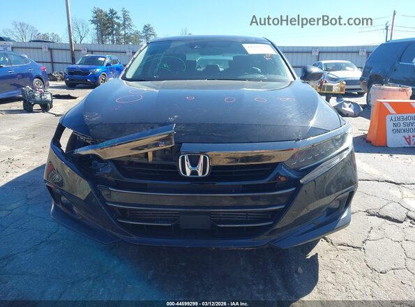 1HGCV1F47MA111564 2021 HONDA ACCORD Черный Вид щитка приборов