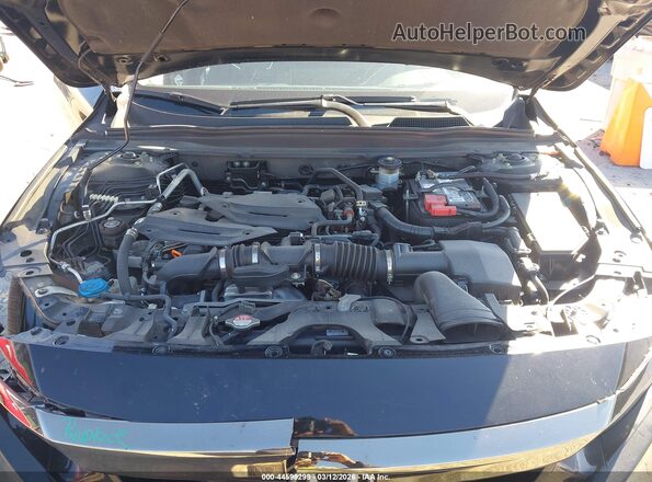 1HGCV1F47MA111564 2021 HONDA ACCORD Черный Вид сзади