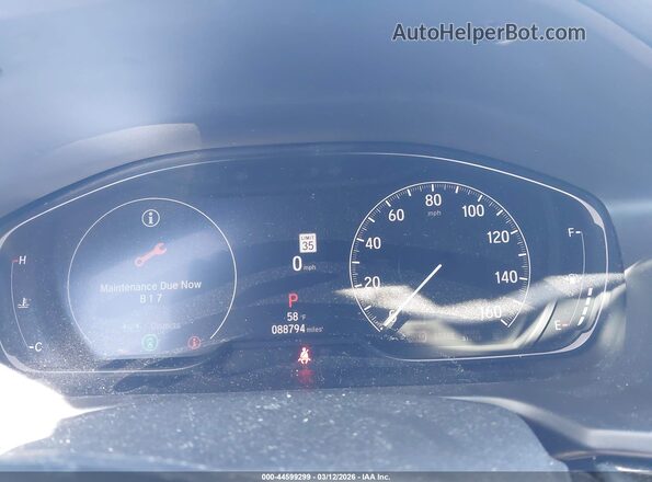 1HGCV1F47MA111564 2021 HONDA ACCORD Черный Вид задних сидений