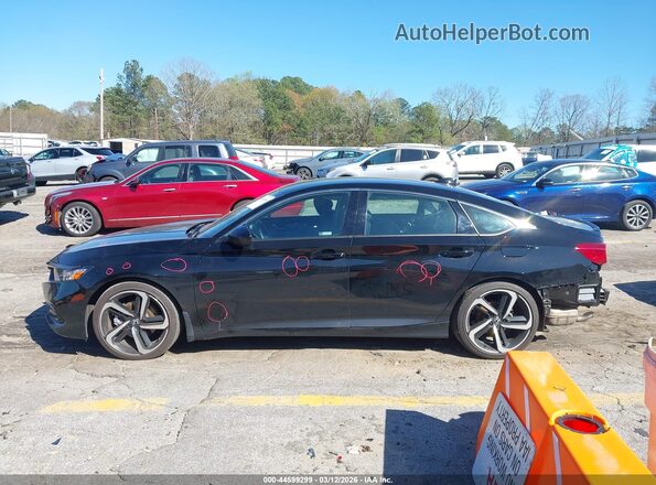 1HGCV1F47MA111564 2021 HONDA ACCORD Черный Панорамный вид салона 360°